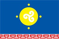 Флаг Усть-Ордынского Бурятского автономного округа 